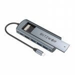 Blitzwolf 6in1 HUB BW-Neo TH13 | M.2 SATA | USB 3.0 x3 | DP x1 | PD 100W | HDMI