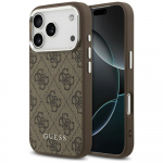 GUESS Etui 4G Classic Logo MagSafe iPhone'i 17 Pro Max pruun