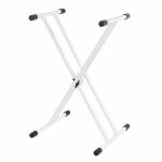 Millenium KS-1010 Double Braced Keyboard Stand White
