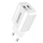 Dudao Universal 5V | 2.4A Travel Charger 2x USB White