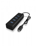 ICY BOX IcyBox 4-pordne USB 3.0 IB-HUB1409-C3 USB 3.0 Type-C kauplusversioon