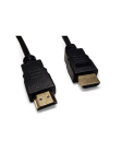 Mercodan HDMI 1.4 kabel, 1080p, PVC, CCS 2,0m, must, HDMI: Han -