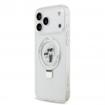 Karl Lagerfeld Ringstand Karl ja Choupette MagSafe mbris Apple iPhone 17 Pro Max jaoks