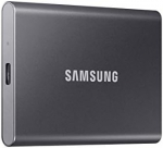 SAMSUNG Kaasaskantav SSD T7 2 TB USB 3.2 Gen2 Typ-C Titan Grey PC/Mac