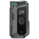 USAMS Jumpstarter Powerbank 8000mAh + sisseehitatud taskulamp must/must ZB287