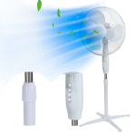 Extralink Bryza ESF-40D-WH valge | Seisev ventilaator | 3 laba, 3 kiiruse reguleerimine