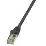 Logilink 3m Cat.6 F/UTP RJ45 vrgukaabel Must Cat6 F/UTP (FTP)
