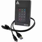 Apricorn Aegis Fortress L3 vlise hardidraivi 1000 Gb must