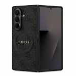 GUESS lemine kate SAMSUNG Z Fold7 GUHMZFD7P4MSEGCK (Magnet 4G PU klassikalise kujundusega) must