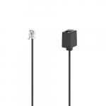 Hama Telefonikaabel 6 m, must