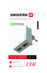 Swissten Premium reisilaadija 2X USB QC3.0 23W