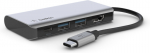 BELKIN USB-C 4 in 1 Multiport -adapteri (AVC006btSGY)