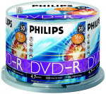Philips DVD-R 4.7GB x16 Cake Box 50