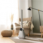 CECOTEC EnergySilence 9890 Skyline teraeetu ventilaator | Torniventilaator | Seiseventilaator | 50 W | Lbimt 23 cm | Kiiruste arv 3 | Dnaamika | Ajastaja | Kaugovastus | Hall/Valge