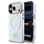 Karl Lagerfeld Etui IML KL Script Logo MagSafe iPhone'ile 17 Pro Max lbipaistev