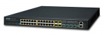 Planet Layer 3 24-Port 10/100/1000T 802.3at POE + 4-Port 10G