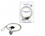 LogiLink Notebook Key Lock Notebook Security Lock, 1.5 m
