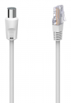 Hama 00205032 koaksiaalkaabel 2,5 m RJ-45 Valge
