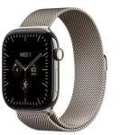 APPLE Vaata Watch Series 12 GPS + Cellular 46mm Natural Titanium Case koos Natural Milanese Loop M/L-iga