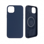 Fixed | MagFlow with MagSafe support | Back cover | Apple | iPhone 14 Plus | Liquid silicon | Blue