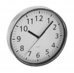 Wall clock 25,5cm silver|chrome