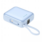 Swissten SPACE Power Bank Universaalne Vlistoide USB-C / Lightning / 10000 mAh Sinine