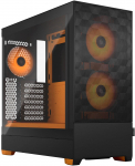 FRACTAL DESIGN Pop Air RGB Orange Core TG ATX korpus, klaasaken, must/oran (FD-C-POR1A-05)