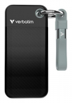 Verbatim Taskukomplekti SSD USB 3.2 Gen 2 1TB Must/Hall