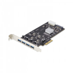 StarTech.com 4-Port Usb Pcie Card, Usb 3.2 5Gbps, Pci Express Expansion