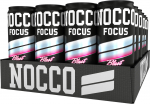 NOCCO FOCUS 3 Raspberry Blast Energy Drink 330 ml, 24-pack