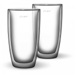 Boorsilikaadist latte klaasid 2x380ml Vaso Lamart LT9011