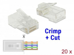 Delock 86451 RJ-45 pistikhendus Lbipaistev