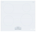 Bosch | Hob | PUE612BB1J | Induction | Number of burners/cooking zones 4 | Touch | Timer | White