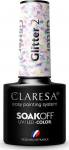 Claresa UV/LED glitter hibridlakka eemaldus 2,5 g