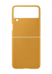 SAMSUNG Nahkakestus kollane, F111 Galaxy Z Flip3, EF-VF711LY, jaemgi