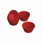 Silicone cupcake form 6 pcs. Juliette 6.5 x 3 cm