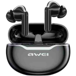 AWEI Bluetooth 5.3 T50 ENC TWS krvaklapid + dokkimisjaam must/must