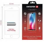 SWISSTEN Swissten Full Face Tempered Glass Apple iPhone 7 / 8 White