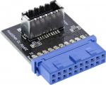 ASUS InLine USB 3.0 USB 3.1 esipaneeli Key-A adapter sisemine moodul (33446B)