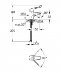 Grohe Euroeco Special SSC (32789000) Chrome