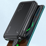 USAMS Powerbank PB60 20000mAh 22,5W 2xQC3.0+PD kiirelaadimine must/must 20KCD16801 (US-CD168)