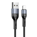 USAMS U55 2A piksekaabel must/must 1m SJ448USB01 (US-SJ448)