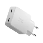 Native Union Taskuv GaN-laadija PD 65W (2x USB C), valge