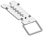 Ergonomic Solutions Keyhole Plate for Banksys Yomani -Black- MOQ 25