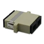 Qoltec Kiudoptiline adapter SC/UPC | Dupleks | Multimood