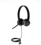 LENOVO 100 USB Stereo krvaklapid must
