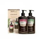 Set Arganicare: Coconut, Hair Shampoo, Nourishing AND Moisturising, 400 ml + Coconut, Hair Conditioner, Hydrating AND Nourishing, 400 ml