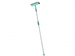 LEIFHEIT Window Cleaner and Brush with Telescopic Handle 120-200cm Brush Window Cleaner