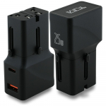 Tumi Reisilaadija adapter 25W USB-C / USB-A must