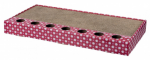 Nail sharpener : Trixie Scratching cardboard with toys, 48 25 cm, pink